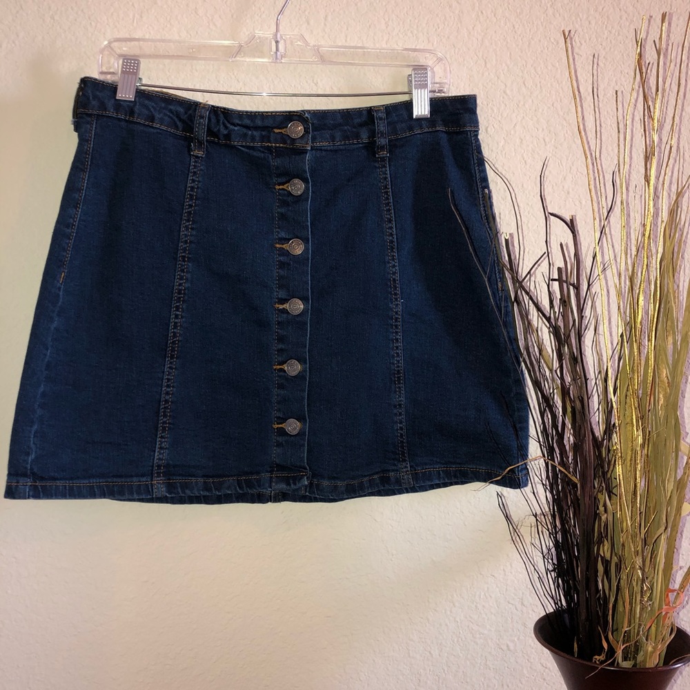 Denim Mini Skirt